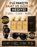 Marcel Vance® Paris Erkek EDP Parfüm | Gözlük ve Saat Hediyeli