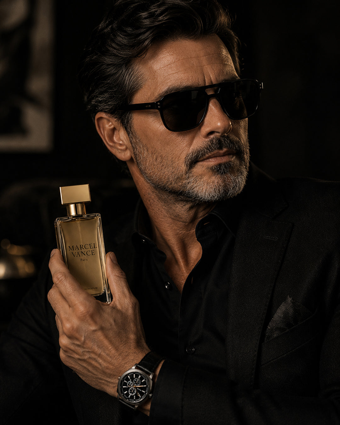 Marcel Vance® Paris Erkek EDP Parfüm | Gözlük ve Saat Hediyeli